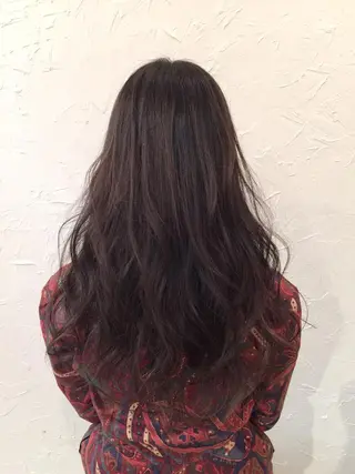 ロング カラー パーマ 👑圧倒的カラー👑 佐々木祐希のヘアスタイル