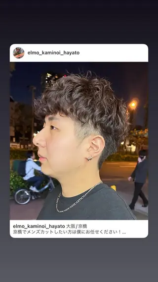 メンズ calna by ELMO  上ノ井のヘアスタイル