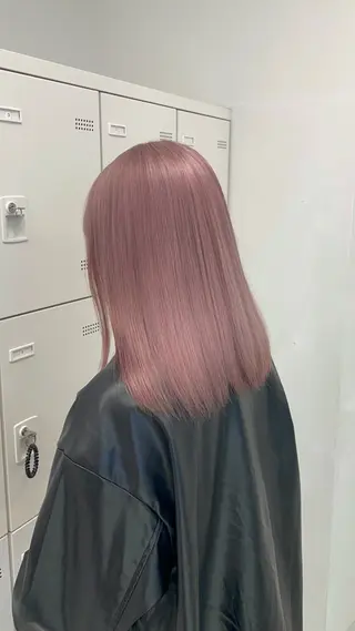 ロング カラー ヘアアレンジ ハイトーン艶カラー 🤍ゆうひのヘアスタイル