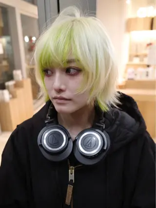 ショート カラー 原宿ハイトーンカラー 🥑/aimuのヘアスタイル