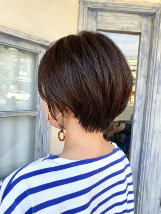 ショート 森 早希絵のヘアスタイル