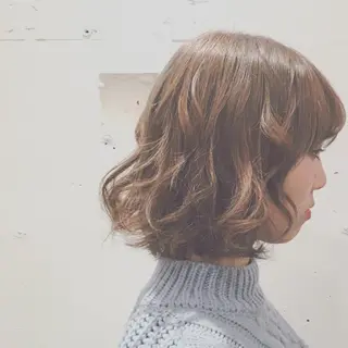 ショート ミディアム セミロング ロング カラー てんま さやかのヘアスタイル