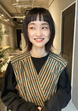 ミディアム 小野 龍樹のヘアスタイル