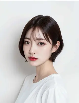 ショート カラー パーマ ヘアアレンジ シャドウパーマ 石見のヘアスタイル