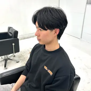 ショート パーマ メンズ 【メンズパーマ特化】 🍏網中勇喜のヘアスタイル