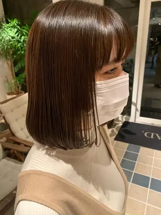 ショート カラー 【ロングウルフカット 姫カット】伊藤裕哉のヘアスタイル