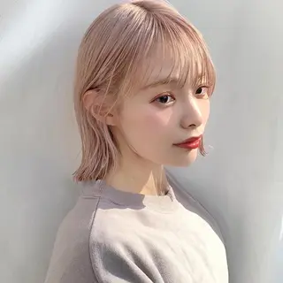 ショート カラー レイヤー専門家 ダブルカラー修のヘアスタイル