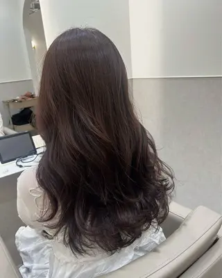 ロング カラー 韓国ヘア nanahaのヘアスタイル