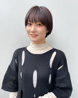 ショート カラー ヘアアレンジ CiNEMA daikanyama所属・透明感カラー🫧 今泉健太のヘアスタイル