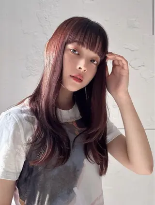 カラー lafith hair pur茶屋町所属・江田 衣折のヘアスタイル