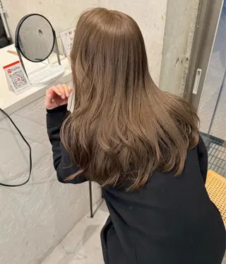 ロング カラー 🎀優姫 🎀  韓国レイヤーのヘアスタイル