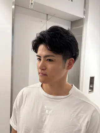 メンズ 新宿ハイトーン/ カットモデル/のりかのヘアスタイル