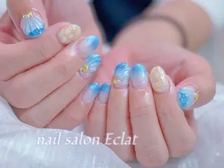 ネイル ネイルサロンエクラ 🫧Shizukaのネイルデザイン