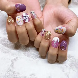 ネイル ☁️BLITZ 🎀笠原雪音🎀のネイルデザイン