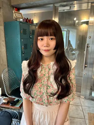 ロング 土屋かすみ✁︎. ꙳ 姫カットのヘアスタイル