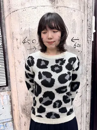 ミディアム casey mayuのヘアスタイル