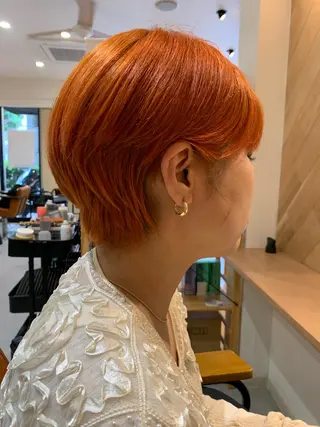 ショート カラー オーナースタイリスト 宗正淳志のヘアスタイル