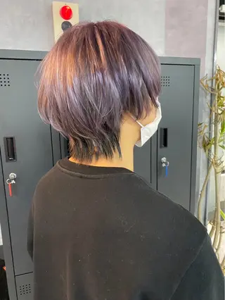 ミディアム カラー メンズ mellow men 's MIZUKIのヘアスタイル