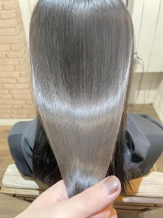 ロング カラー ヘアアレンジ MiU所属・韓国×髪質改善×美髪 縮毛矯正×レイヤーのヘアスタイル