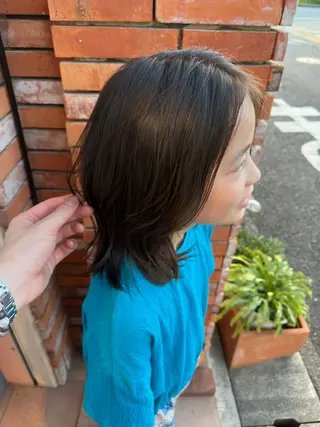 セミロング 髪質改善|縮毛矯正 ◎店長◎Keitaのヘアスタイル
