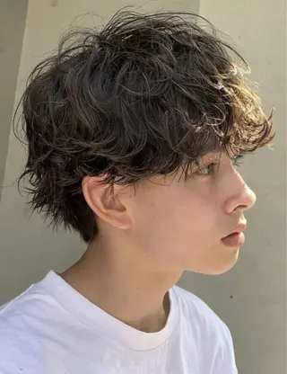 メンズ 🌀toa/波巻き✨ /メンズパーマ／栄のヘアスタイル