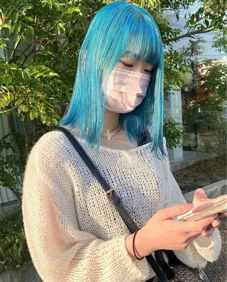 ミディアム ハイトーン/ 髪質改善/ヒロタリカのヘアスタイル