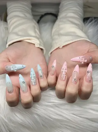 ネイル Lee Nails チップ長さだし専門店のネイルデザイン