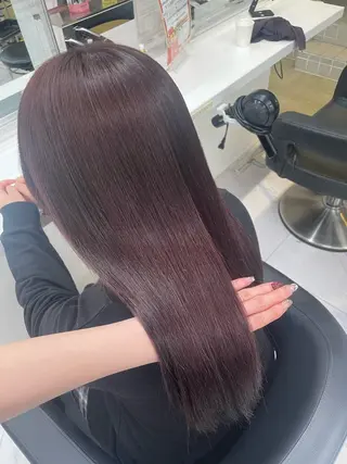 ロング カラー 🎀暖色/ラベンダー /paru🤍のヘアスタイル