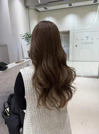 カラー ロング 髪質改善/透明感カラ ー/Ayana 🍒のヘアスタイル