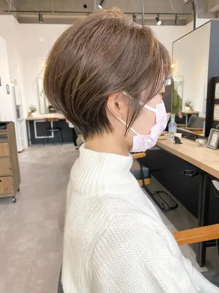 ショート カラー ヘアアレンジ giinii所属・横浜縮毛矯正 ☆渋谷良太のヘアスタイル