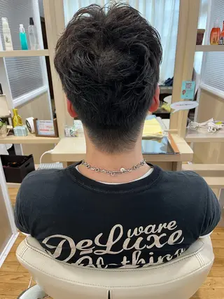 パーマ メンズ 鈴木 結のヘアスタイル