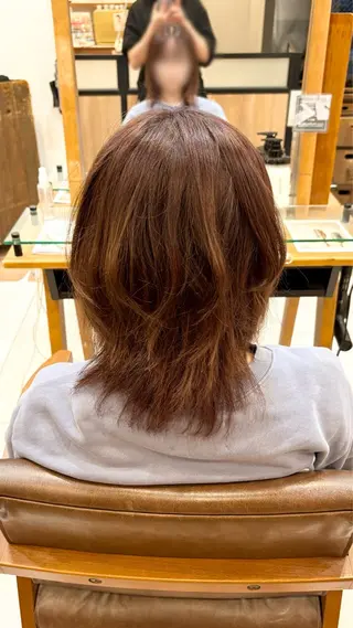 ミディアム カラー 🐈‍⬛なおカラーモ デル様募集中🎀のヘアスタイル