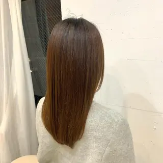 セミロング まろやかカラー🤎 みなとまほのヘアスタイル