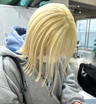 ショート カラー パーマ ヘアアレンジ メンズ ササキカズマ〻透明感 〻色落ち〻赤み消しのヘアスタイル