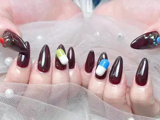 メンズ ネイル Bloom kabukiのネイルデザイン