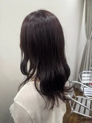 カラー 常長 ゆらのヘアスタイル
