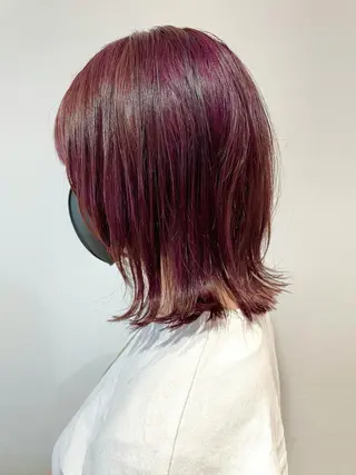 ミディアム カラー 🌈🌸あおき みちる🌟💗のヘアスタイル