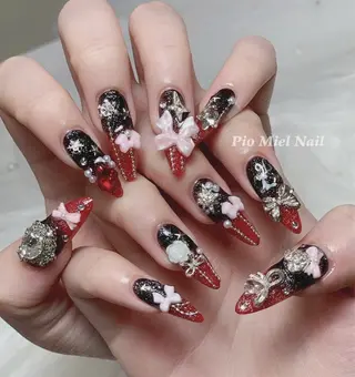 ネイル HANA 長さだしのネイルデザイン