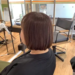 ミディアム カラー エイジングケア特化 美容師✂️山崎竜二のヘアスタイル