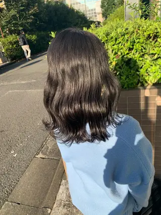 セミロング カラー 🌈re-room EIKI🇰🇷のヘアスタイル
