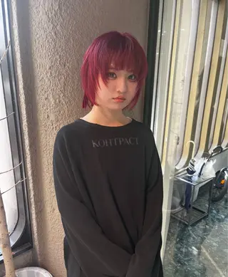 セミロング カラー 💖艶髪カラー髪質 改善💖ケンシンのヘアスタイル