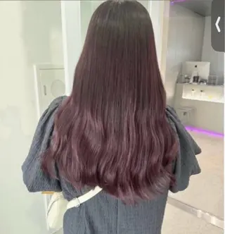 ロング miku/ラベンダー 透明感カラー🪻❤︎のヘアスタイル