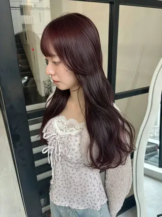 カラー MaisonHALU 松浦光咲のヘアスタイル