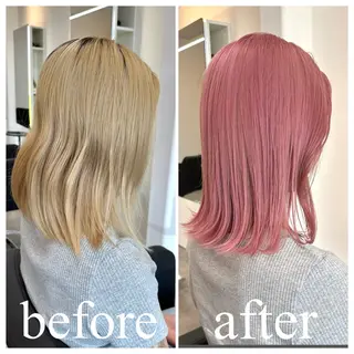 ミディアム カラー Nake所属・山本 駿介のヘアスタイル