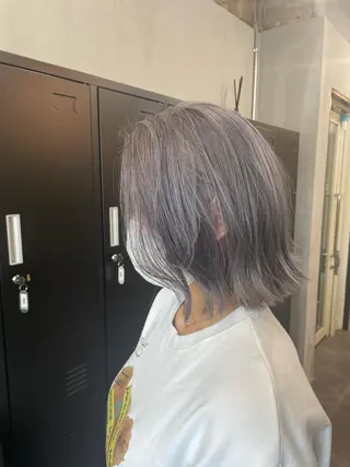 ミディアム カラー ALLEN hair 京橋店のヘアスタイル
