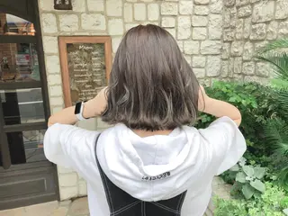 ショート カラー パーマ ヘアアレンジ キッズ ネイル マツエク・マツパ 髪質改善/透明感 OAK兵庫のヘアスタイル