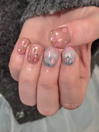 ネイル 3dパーツ/流行り 👧shushu❤️のネイルデザイン