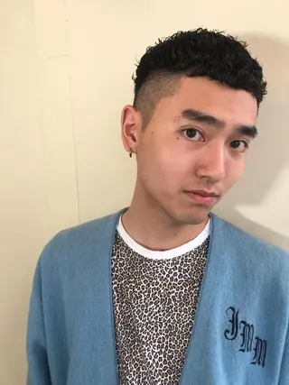 ショート パーマ メンズ Genta @gegege75のヘアスタイル