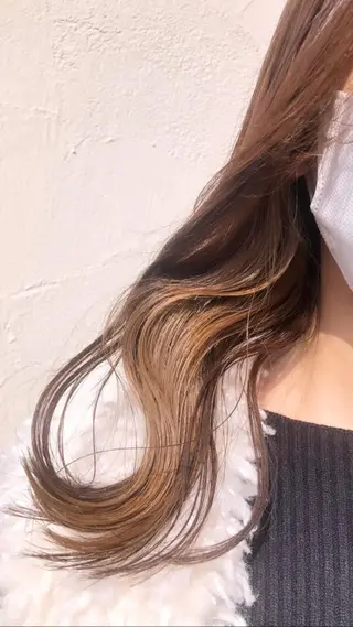 ロング カラー ルシードスタイルボーグル所属・INOUE SERINAのヘアスタイル