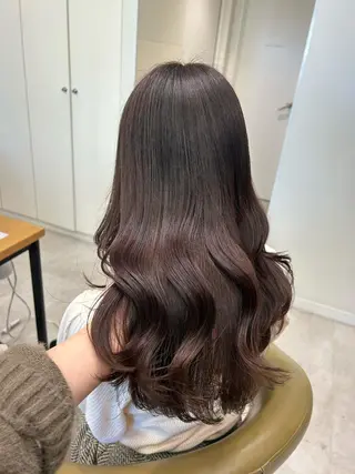 ロング カラー ブリーチなしWカラー 🎀韓国ヘア/amiのヘアスタイル